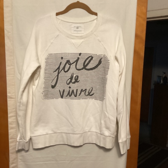 White Joie de Vivre Sweatshirt - Picture 2 of 8